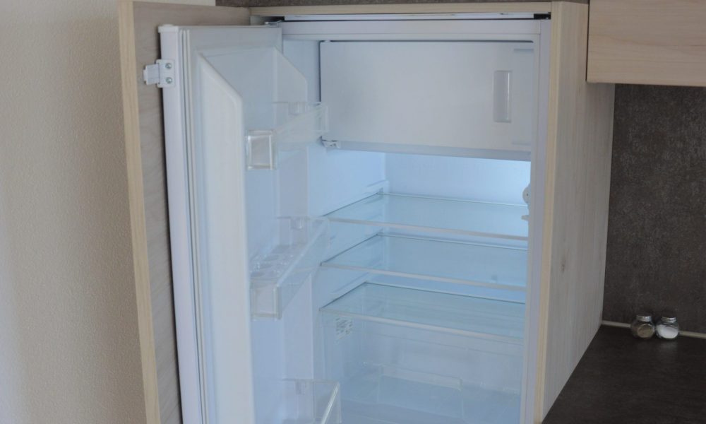 Ausstattung - Kühlschrank und Mikrowelle